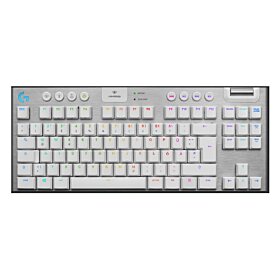 LOGITECH G915 TKL Tenkeyless Lightspeed Wireless RGB Mechanical Gaming Keyboard - White | 920-009664