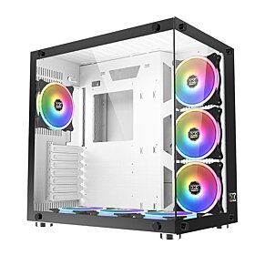 Xigmatek Aquarius Plus RGB ATX MID-Tower Gaming Case - White | EN43675