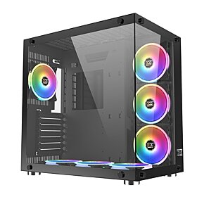 Xigmatek Aquarius Plus RGB ATX MID-Tower Gaming Case - Black | EN43354