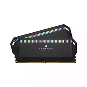 Corsair Dominator Platinum RGB 64GB (2x32) DDR5 6000MHz C40 Memory Kit - Black | CMT64GX5M2B6000C40