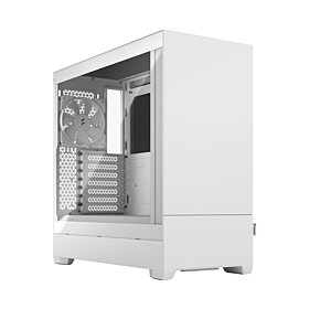 Fractal Pop Silent White TG Clear Tint Gaming Case | FD-C-POS1A-04