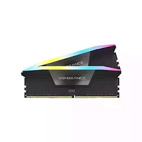 Corsair Vengeance RGB 32GB (2x16GB) DDR5 6000MHz C40 Memory Kit - Black | CMH32GX5M2B6000C40