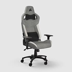 Corsair T3 RUSH (2023) Grey/White Gaming Chair | CF-9010058-WW