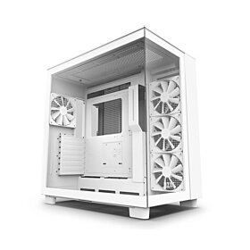 NZXT H Series H9 Flow Edition White ATX Mid Tower Case | CM-H91FW-01