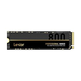 Lexar Professional NM800PRO 512GB M.2 2280 PCIe Gen4x4 NVMe SSD | LNM800X512G-RNNNG