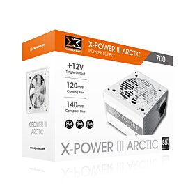 Xigmatek X-POWER III Arctic 700W PowerSupply - White | EN48137