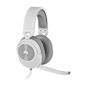 Corsair HS55 SURROUND Wired Gaming Headset - White | CA-9011266-NA