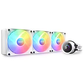 Nzxt Kraken 360 RGB 360mm AIO LCD Display CPU Liquid Cooler - White | RL-KR360-W1