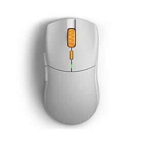 Glorious Series One PRO Genos Forge Wireless Mouse - Grey/Gold | GLO-MS-P1W-GE-FORGE