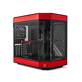 HYTE Y60 Mid-Tower Modern Aethetic Case - Black/Red | CS-HYTE-Y60-BR