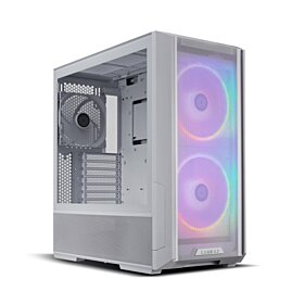 Lian Li Lancool 216 RGB Tempered Glass Mid-Tower Gaming Case - White | LANCOOL 216R-W