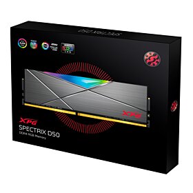 XPG Spectrix D50G 32GB (16GBX2) DDR4 3600MHZ Rgb Desktop Memory  - Gray | AX4U3600316G18A-DT50