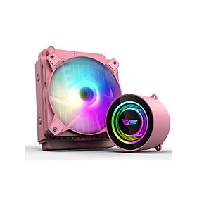 darkFlash Twister DX120 Liquid CPU Cooler - Pink | DX120-V1-PINK