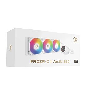 Xigmatek Frozr-O II Arctic 360 RGB LCD Display CPU AIO Cooler - White | EN40450