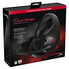HyperX Cloud Stinger Gaming Headset for PC, Xbox One, PS4, Wii U, Nintendo Switch | HX-HSCS-BK/EE