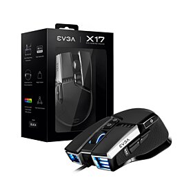 EVGA X17 Customizable Buttons Gaming Mouse | 903-W1-17BK-K3