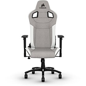 Corsair T3 RUSH Gaming Chair - Gray/White | CF-9010030-WW