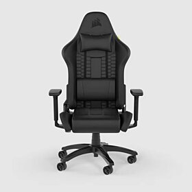 Corsair TC100 RELAXED Leatherette Black/Black Gaming Chair | CF-9010050-WW