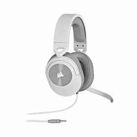 Corsair HS55 STEREO Wired Gaming Headset - White | CA-9011261-NA