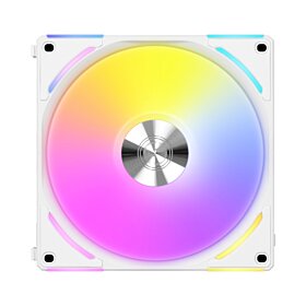Lian Li UNI FAN AL120 V2 RGB 120mm Cooling Fan - White | UF-AL120V2-1W