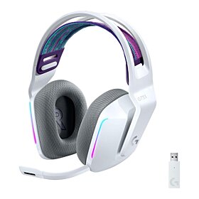 Logitech G733 LightSpeed Wireless RGB Gaming Headset - White | 981-000883