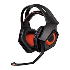ASUS Strix Wireless Gaming Headset Low-latency 2.4GHz wireless connection for PC and PlayStation 4 / Dual-antenna design / Black | 90YH00S1-B3UA00