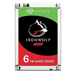 Seagate 6TB IronWolf NAS SATA 6Gb/s NCQ 128MB Cache 3.5-Inch Internal Hard Drive | ST6000VN0041