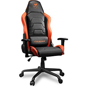 COUGAR Armor Air PVC Leather Gaming Chair - Black/Orange | 3MAAIR.0001