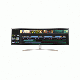 LG 49 Inch Curved 32:9 Ultrawide, DQHD IPS with HDR10 and USB Type C | 49WL95C-W