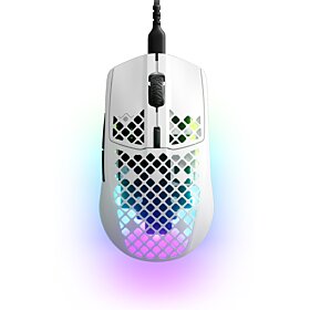SteelSeries Aerox 3 (2022) Wired Gaming Optical Mouse - Snow | 62611