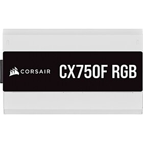 Corsair CX750F RGB 750 Watt 80 Plus Bronze Certified Fully Modular RGB PSU - White | CP-9020218-UK