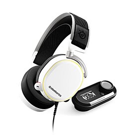 SteelSeries Arctis Pro + GameDAC Gaming Headset, Dedicated DAC and Amplifier, Audiophile - White / Black | 61454