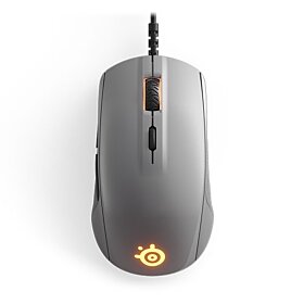 SteelSeries Rival 110, Custom TrueMove1, 7,200 CPI, 240 IPS, Prism RGB, Optical Gaming Mouse - Grey | 62470