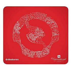 SteelSeries QcK Dota 2 TI9 Edition Gaming Large Cloth Mouse Pad, Optimized for Gaming Sensors - Red | 63834