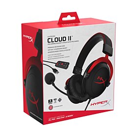 HyperX Cloud II Gaming Headset for PC & PS4 & Xbox One, Nintendo Switch - Red | KHX-HSCP-RD