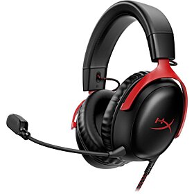 HyperX Cloud III 10mm Mic Wired Gaming Headset - Black/Red | 727A9AA