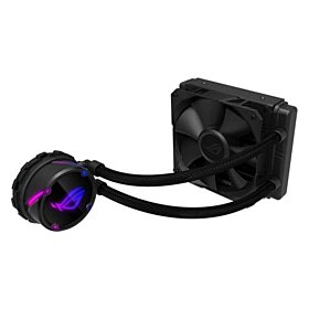 Asus ROG Strix LC 120 all-in-one liquid 120mm radiator fan CPU cooler with Aura Sync RGB | 90RC0050-M0UAY0