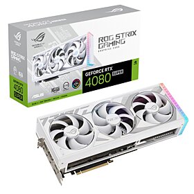 Asus ROG Strix GeForce RTX 4080 SUPER 16GB GDDR6X White Edition Graphics Card, DLSS 3