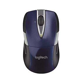 Logitech M525 Silent Plus Mouse - Black / Blue | 910-002601
