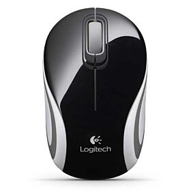 Logitech M187 Mini Ultra Portable Wireless Mouse - Black / White | 910-002731