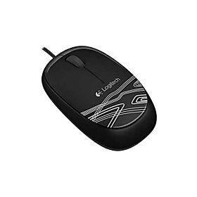 Logitech M105 Corded, Ambidextrous Comfort Wired Mouse - White / Black | 910-002943