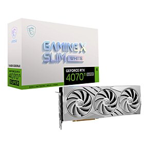 MSI GeForce RTX 4070 Ti SUPER 16G GAMING X SLIM White Edition Graphics Card, DLSS 3