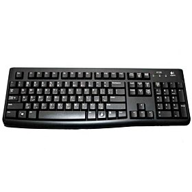 Logitech MK120 USB Wired Arabic / English Keyboard - Black | 920-002546