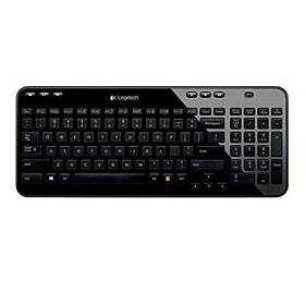 Logitech K360 Wireless USB Desktop Keyboard - Glossy Black | 920-003078