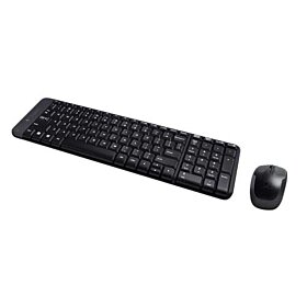 Logitech MK220 Wireless Keyboard and Mouse Set Compact - Black | 920-003161