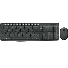 Logitech MK235 Keyboard and Mouse Set Wireless Combo Grey | 920-007931