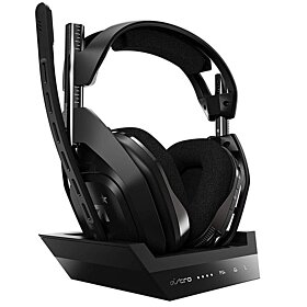 Astro A50 Wireless Gaming Headset + Base Station Generation 4 with Dolby Audio Compatible with PS4, PC, Mac - Black | 939-001676