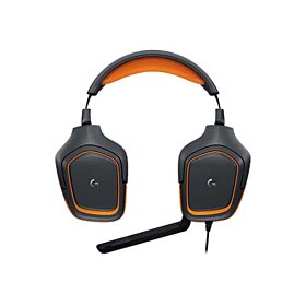Logitech G231 Prodigy Wired Stereo Gaming Headset - Black / Orange| 981-000627