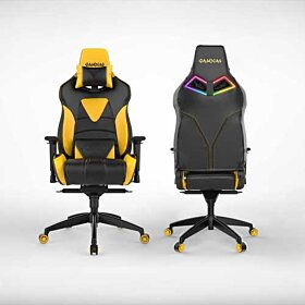 Gamdias ACHILLES M1 L BY Professional RGB Gaming Chair - Yellow / Black | ACHILLES-M1-L-BY