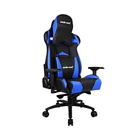 Andaseat Massive Series High-Back Ergonomic Design PVC Leather Gaming Chair With 4D Adjustable Armrests - Black/Blue | AD3XL-01-BS-PV